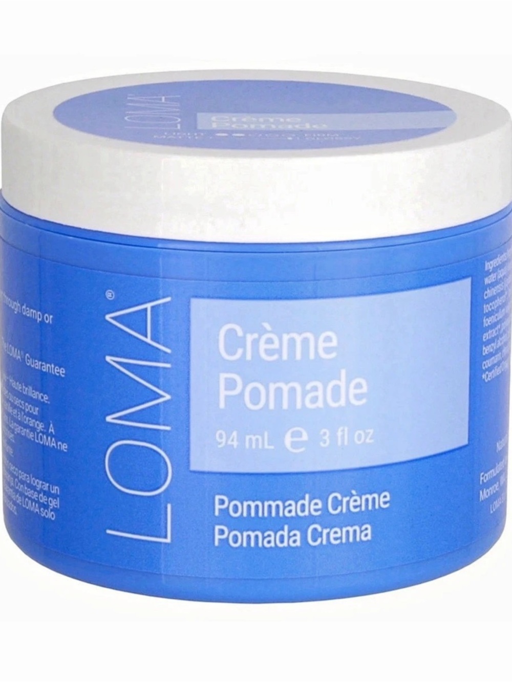 Loma Poma Creme Hair Pomade Cream Blue NWT